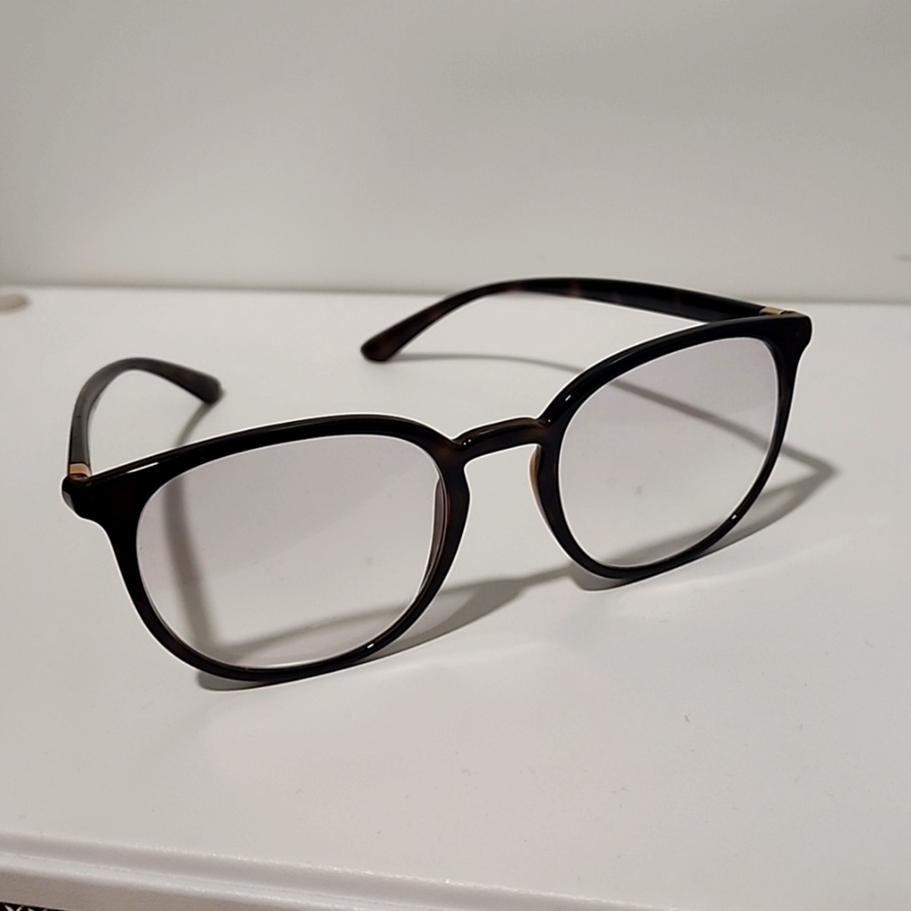Dolce & Gabbana Brown Tortoise Prescription Glasses